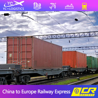 Kereta Pengiriman FBA Freight Forwarder Dari China Ke Jerman Prancis