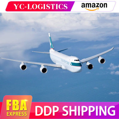 Pengiriman Udara Cepat Dari China Ke USA FBA Freight Forwarder Door To Door Service