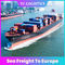 Internasional 6 Sampai 7 Hari DDP DDU Sea Freight Ke Eropa Dari China